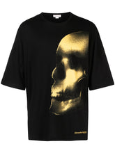 Skull-print cotton